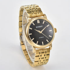 KUERST Men's Steel Belt Automatic Mechanical Watch Night Light Classic Watches