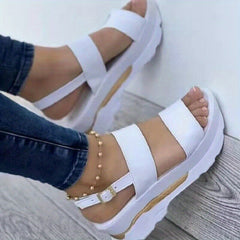 Women's Platform Wedge Sandals Ankle Strap Summer Shoes