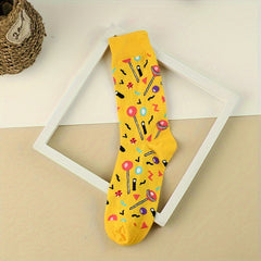 Candy Print Socks Women's Stockings