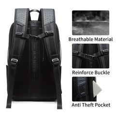 Expandable Travel Business Laptop Backpack Waterproof USB Charging Port