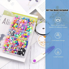 3000pcs Girls DIY Bracelet Beads Children's Gift