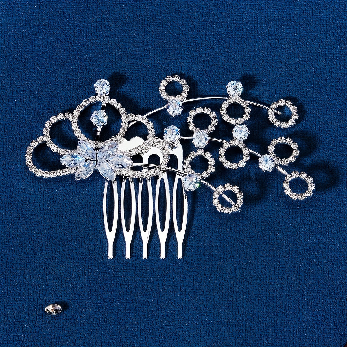 Heart Shape Rhinestone Hair Clip Crystal Head Jewelry