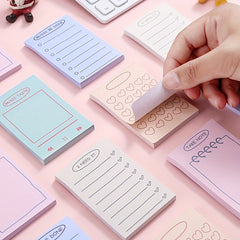 60 Cartoon Sticky Notes for Students