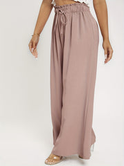 Drawstring Wide Leg Pants High Waist Summer Pants