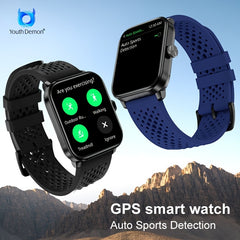Youth Demon Smart Watch Unisex GPS Sports Modes Weather Forecast