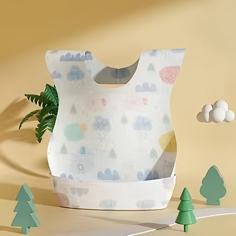 10pcs Disposable Baby Bibs Individually Packed