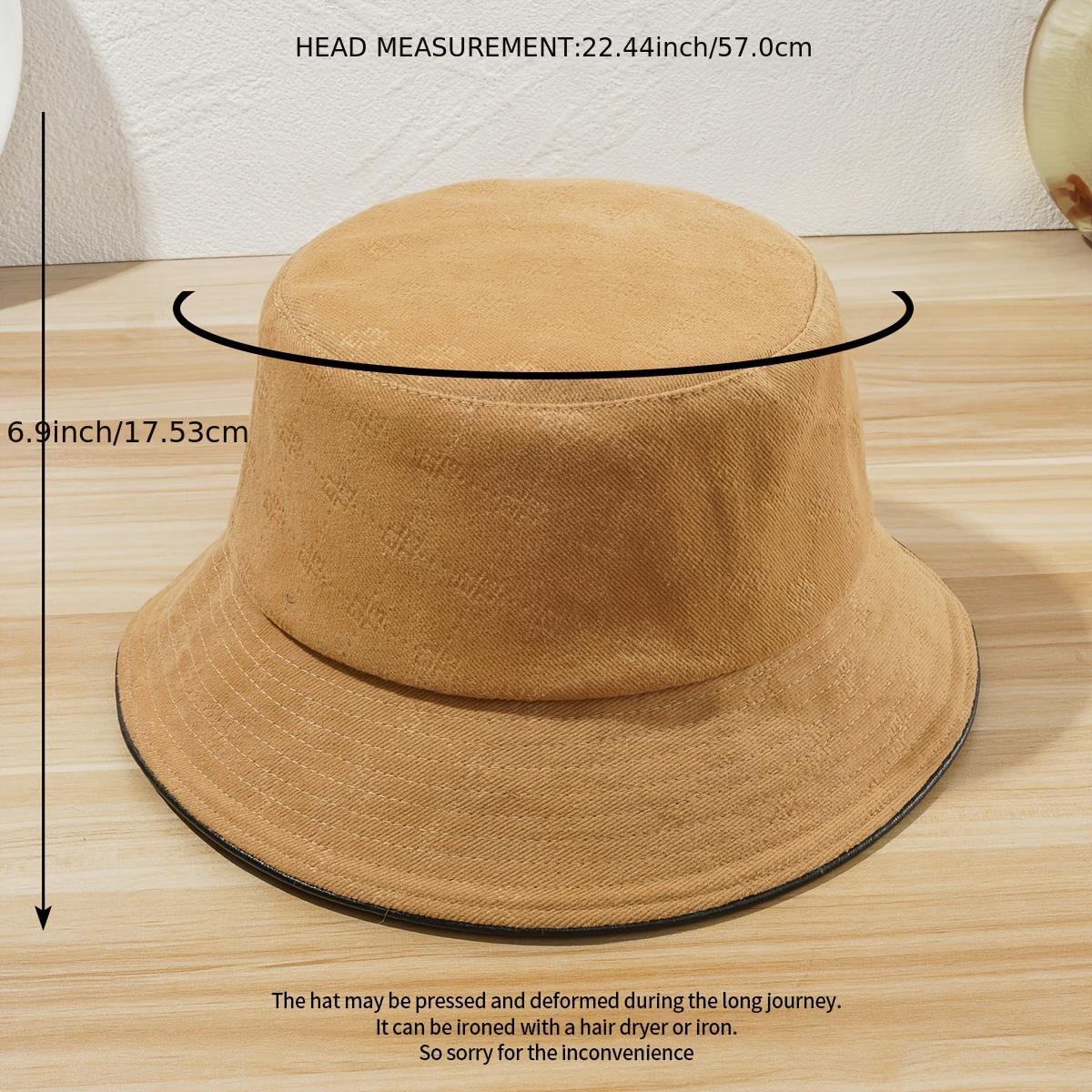 Women's Embossed Corduroy Bucket Hat - Outdoor Bucket Hat