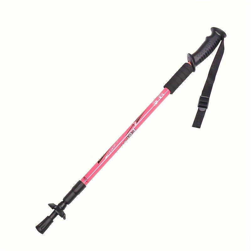 Outdoor Telescopic Climbing Crutches Aluminum Hiking Stick