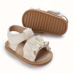 Lightweight Baby Girls Open Toe Sandals Breathable Anti Slip Sandals