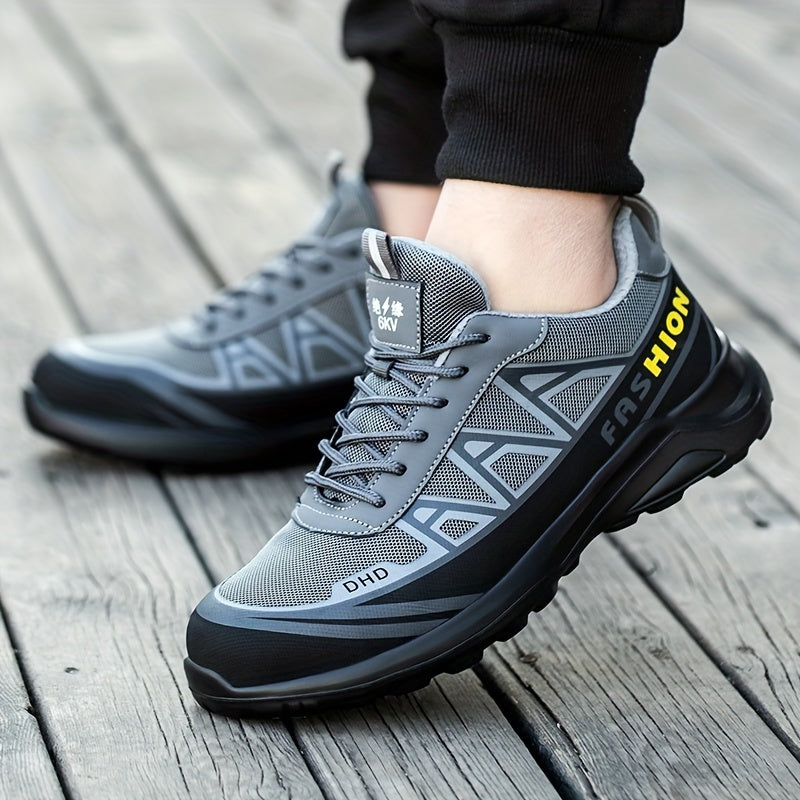Men's Puncture Proof Steel Toe Work Safety Shoes