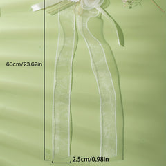 Faux Pearl Twig Bandage Wrist Flower For Party Wedding Accessories