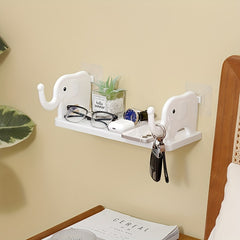 Elephant Storage Rack Wall Hanging Storage Shelf