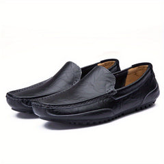 Men's Leather Slip-On Casual Business Shoes