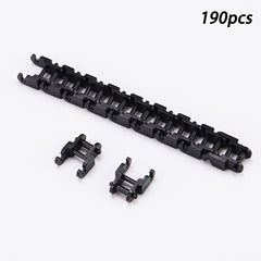 ABS Bricks Track Sheet Set with Wheel Gear Tire
