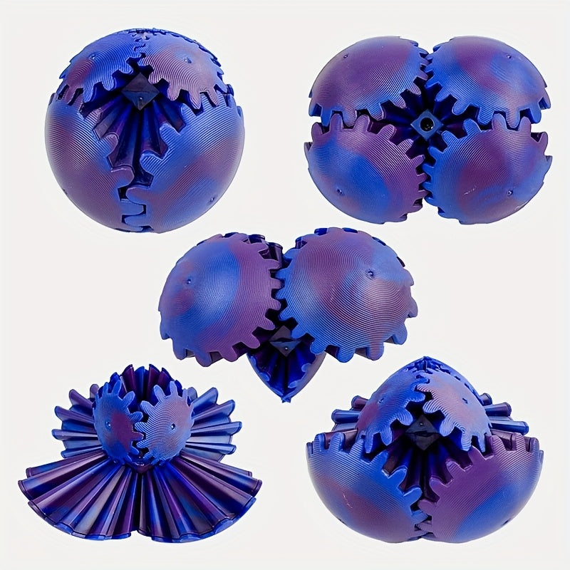 3D Rotating Teeth Ball Desktop Toy for Parties & Home Decor
