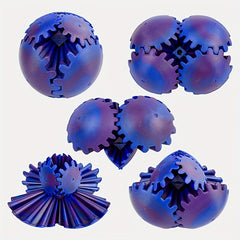 3D Rotating Teeth Ball Desktop Toy for Parties & Home Decor