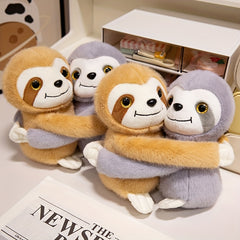 Hugging Sloth Brothers Two piece Set Plush Toys Simulation Sloth Plush Animal