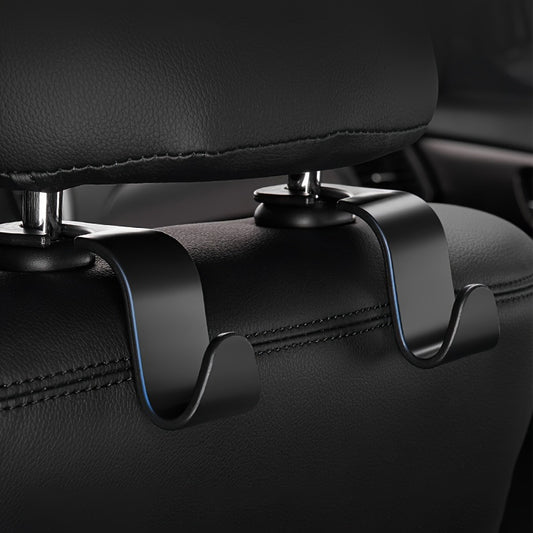 2pcs Car Seat Back Hook Hidden Hook Car Hanging Item Hook Headrest Seat Back