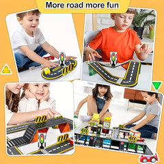 26pcs Magnetic Tiles Road & Train Track Expansion Pack Building Blocks
