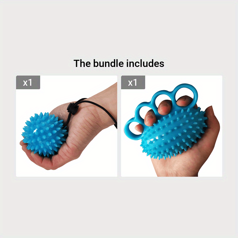 Hand Rehab Finger Grip Ball for Elderly Stroke Therapy