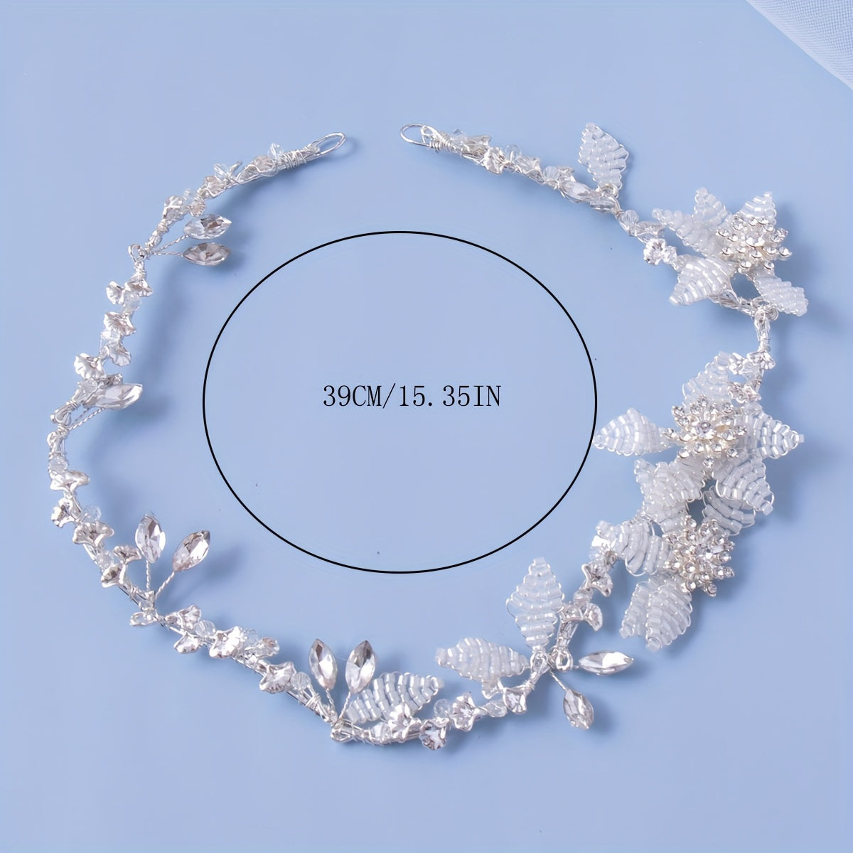 Faux Pearl Flower Headband Wedding Hair Accessories
