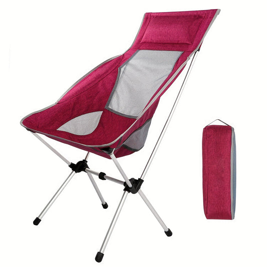 Portable Folding Moon Chair for Outdoor Camping Fishing Beach