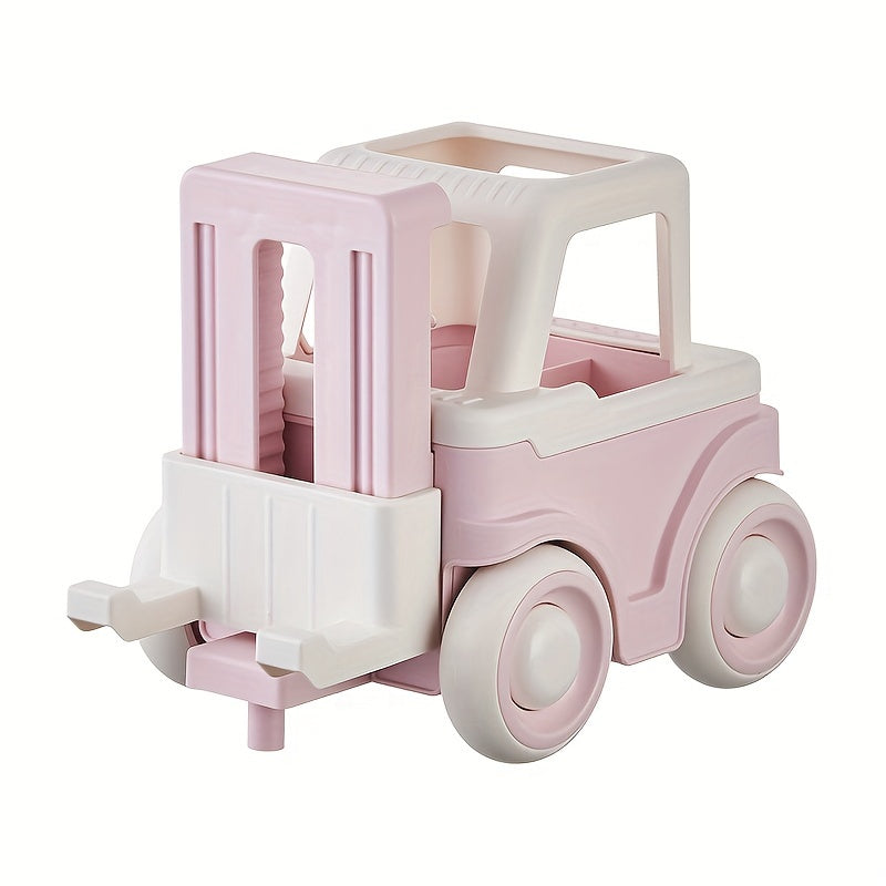 Cartoon Toy Forklift Pen Holder & Phone Holder