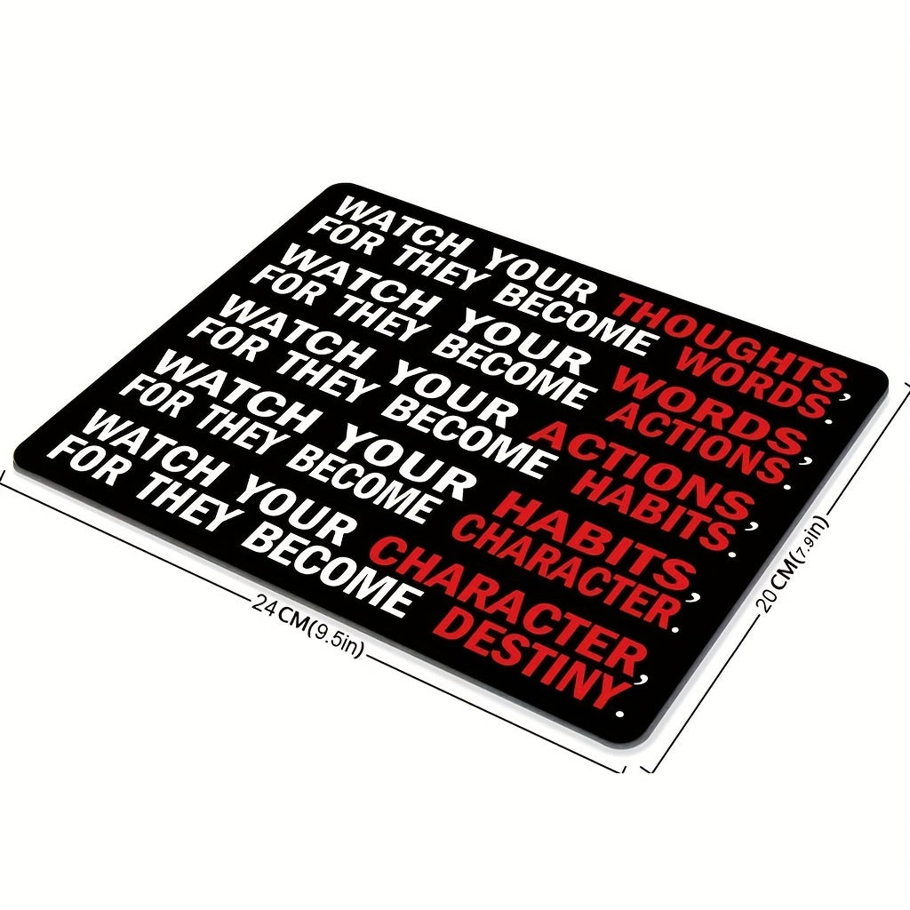 Motivational Words Quotes Mouse Pad 24 13 X 20 07 Cm