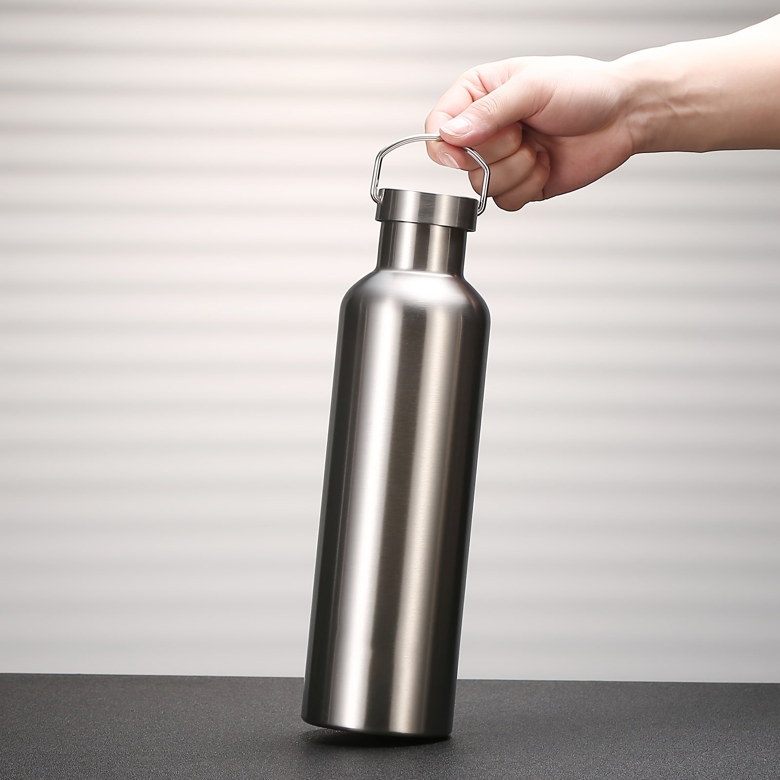 316 Stainless Steel Water Bottle 350ml-1000ml Double Layer Leakproof Water Cup