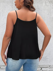 Colorblock Stripe Print V Neck Cami Top
