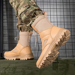 Men's High Top Tactical Work Boots Non Slip Durable Boots