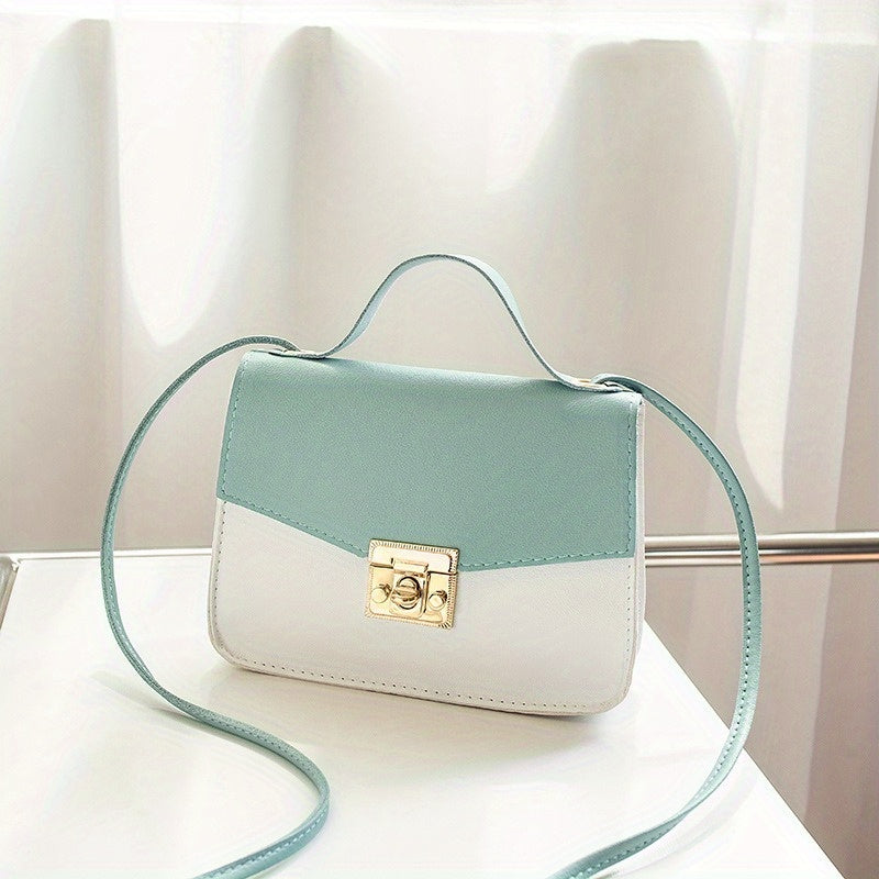 Girls Square Shoulder Bag Casual Handbag Versatile Diagonal Bag