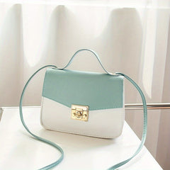 Girls Square Shoulder Bag Casual Handbag Versatile Diagonal Bag