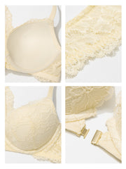 Women's Lace Push Up Front Closure Bra