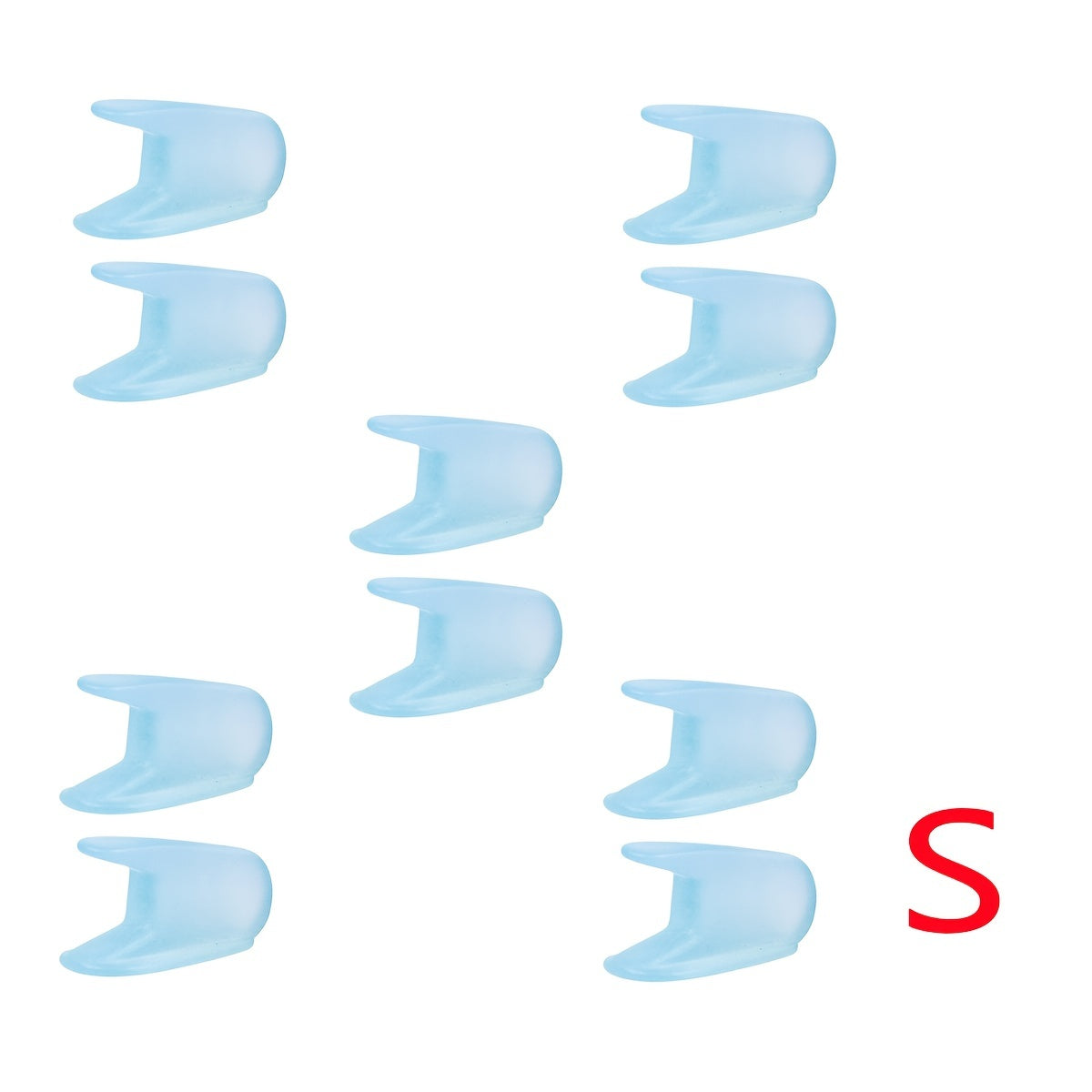 10pcs Gel Toe Separator Bunion Corrector Toe Spacer For Overlapping Toe