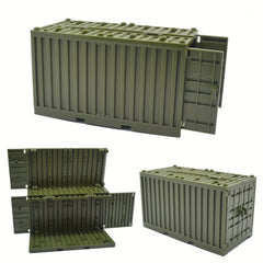 3 in 1 Military Container Building Blocks Educational Toys