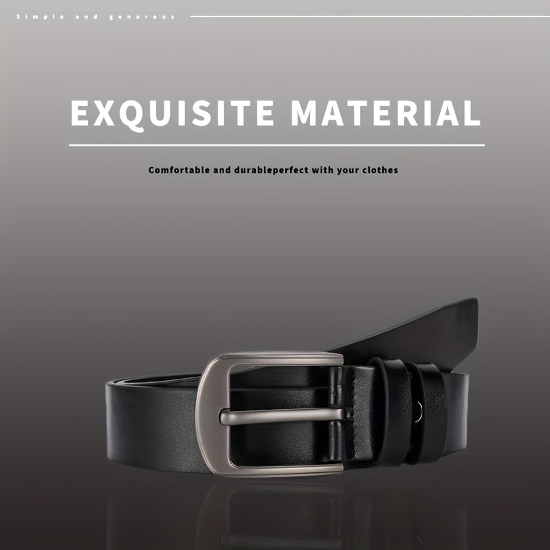 Men's Casual PU Leather Belt for Daily Use
