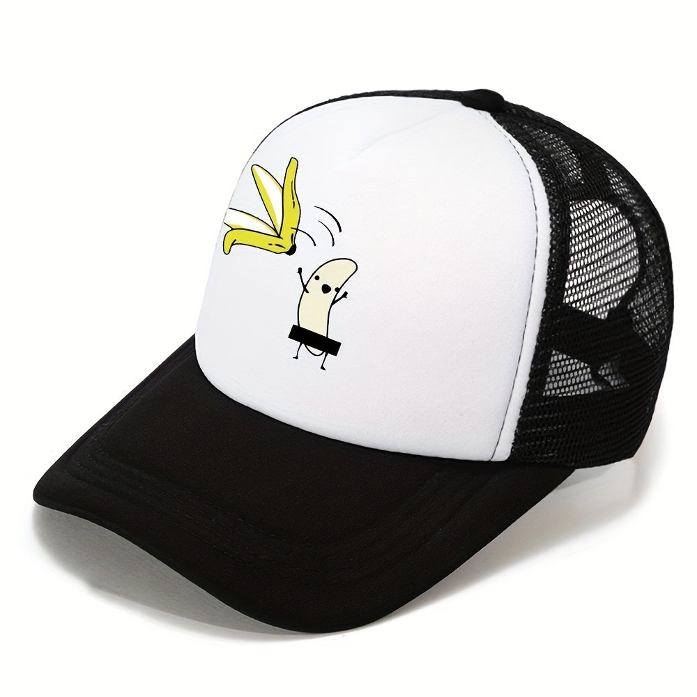Outdoor Sunshade Baseball Cap Mesh Breathable Dad Trucker Cap