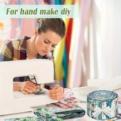 40pcs Floral Printed Quilting Fabric Cotton Craft DIY Doll Clothes Fabric