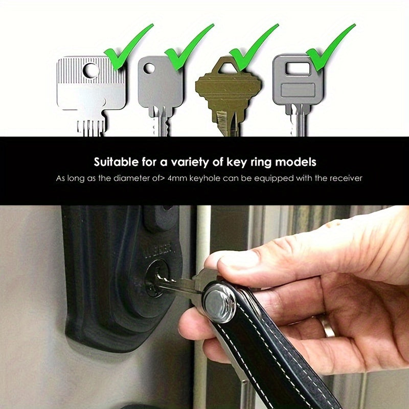 Portable Key Ring Keychain Key Holder Pocket Tool for Camping