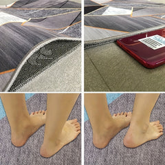 2pcs Kitchenware Non Slip Kitchen Rugs Stain Resistant Long Strip Floor