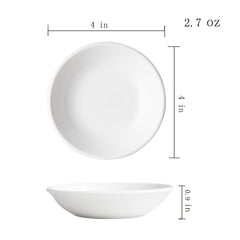 10pcs Ceramic Dipping Bowls 3 Oz Capacity for Soy Sauce Olive Charcuterie