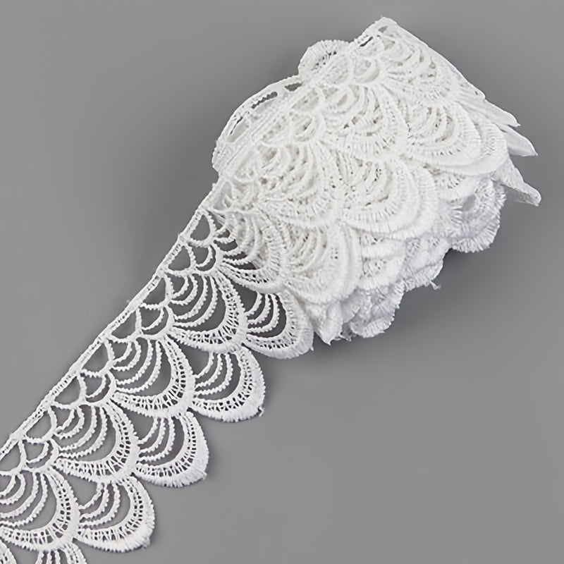 3 Yards Roll Lace Trim DIY Ribbon Dress Decor Sewing Craft Trim & Embellishments