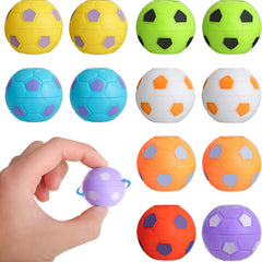 Colorful Mini Football Spinning Ball - Pack of 30