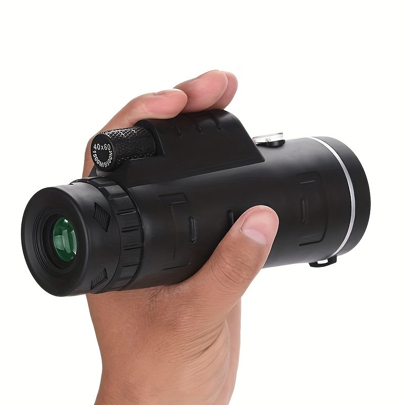 High Powered Waterproof Monocular Telescope Single Hand Focus