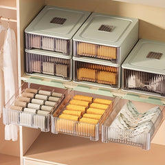 Transparent Underwear Organizer Storage Box Wall mounted Drawer