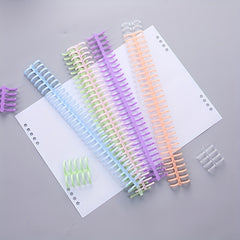 6pcs Loose leaf Buckle Plastic Clip Strip