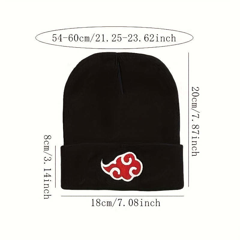 Embroidered Anime Wool Hat Xiangyun Knitting Cold Hat