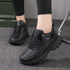 Women's Lace-up Athletic Running Shoes Waterproof Lightweight Sneakers
