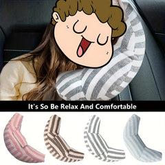 Car Seat Travel Pillow Neck Support Cushion Soft Headrest Shoulder Pad